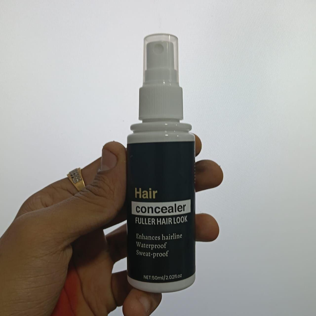 Hair Concealer | Waterproof & Sweat-Proof Powder for Fuller Hair Look (Pack of 2)