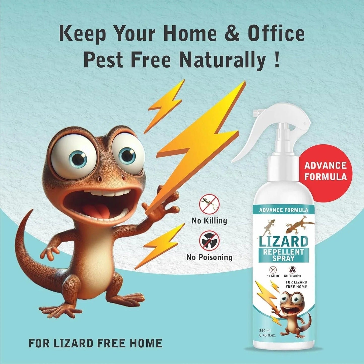 Lizard Repellent for Home Spray Pest Control - Buy 1 Get 1 Free