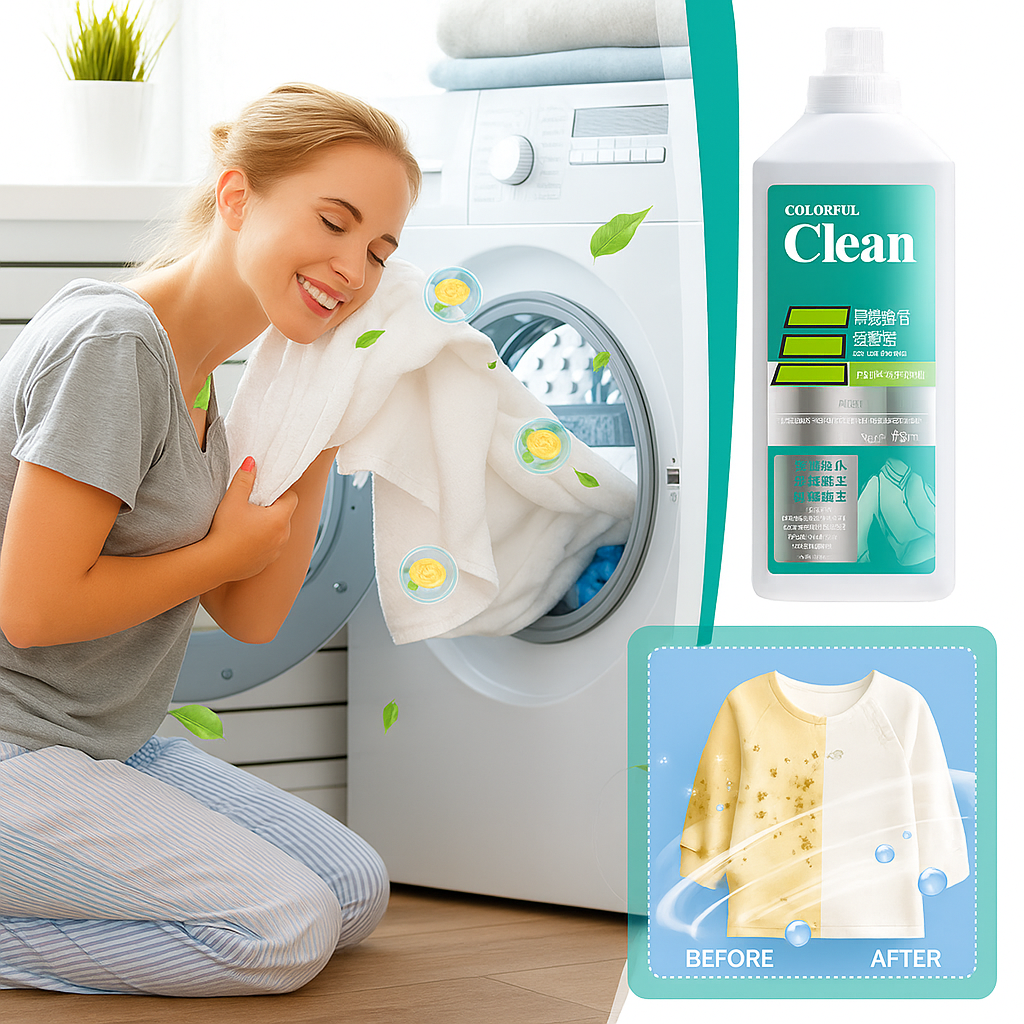 8 in 1 Colour Bleach Laundry Detergent Stain Remover ( BUY 1 GET 1 FREE )