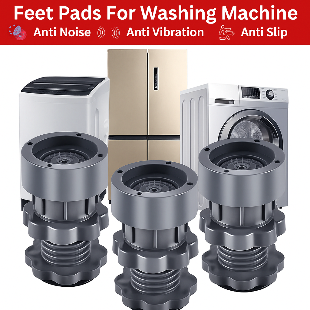 Anti Vibration Washing Machine Pads (Set of 4)